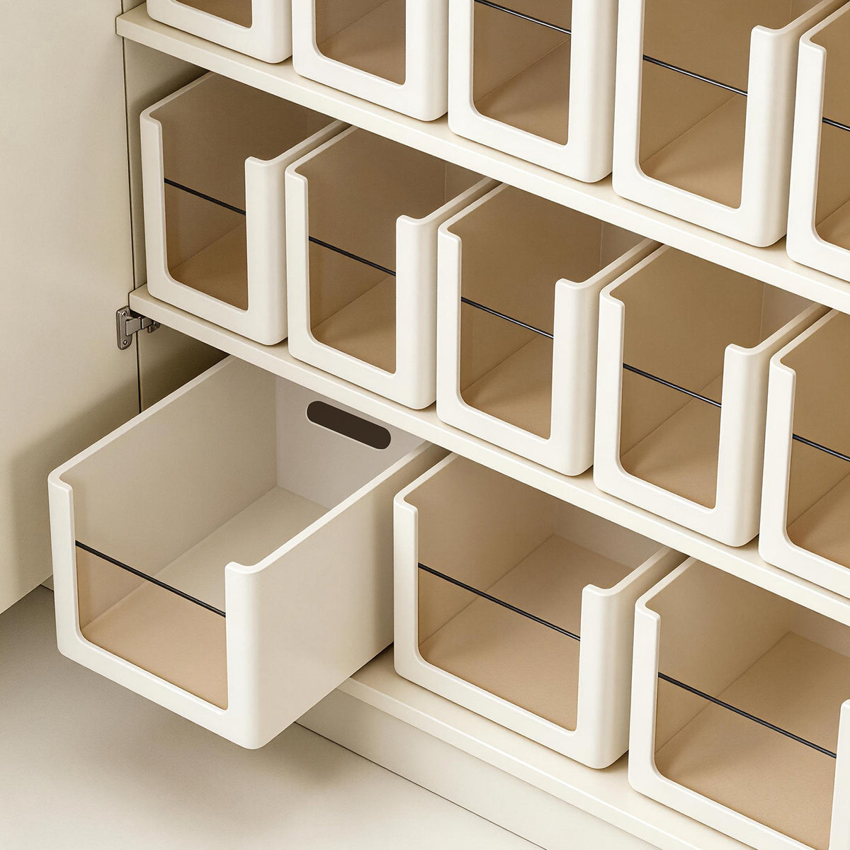 Modern Minimalist Drawer Storage Box Plastic Organizer for Snacks and Toys
