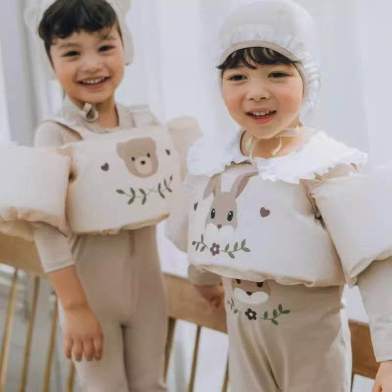 Kids' Inflatable Arm Bands for Swimming - Cute Animal Designs