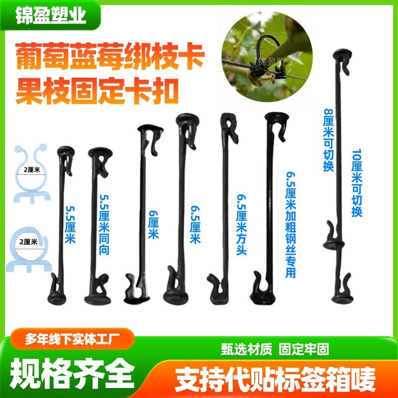Plant Stem Support Clips for Grape Vines and Fruit Trees