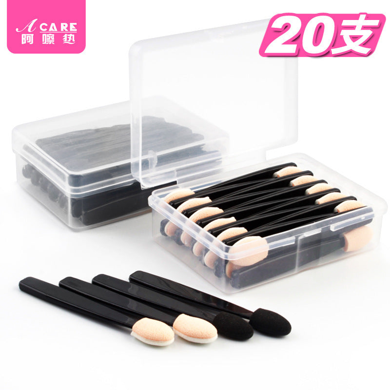 Disposable Dual-Sided Sponge Eyeshadow Applicators for Makeup