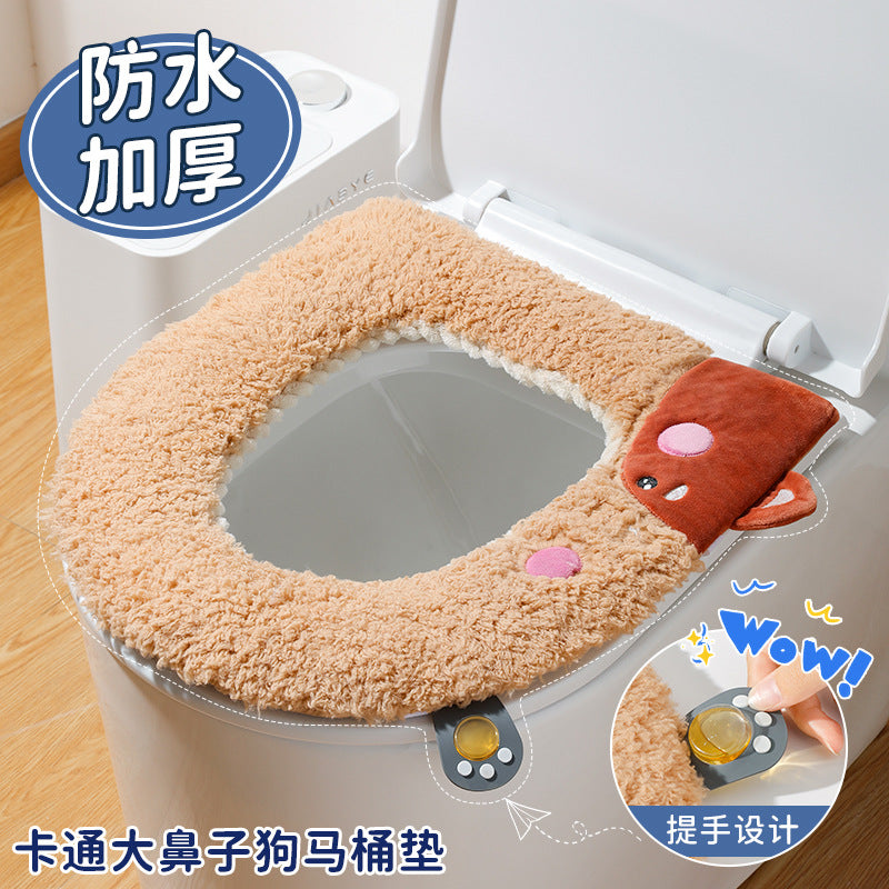 Waterproof Toilet Seat Cushion for All Seasons - Thickened & Reusable