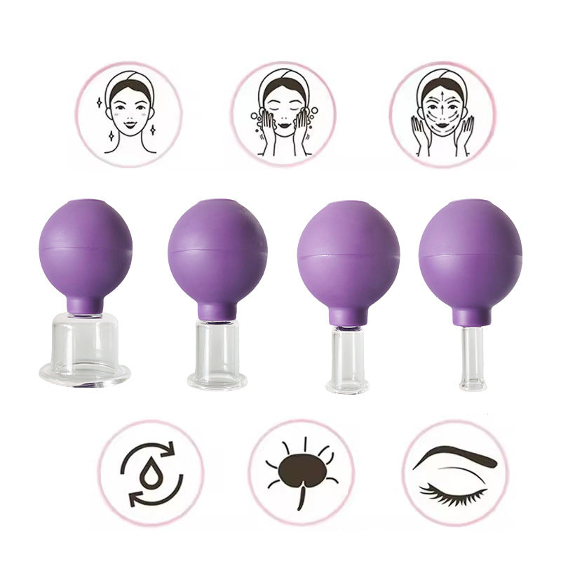 Silicone Facial Cupping Set for Face Lifting and Skin Care