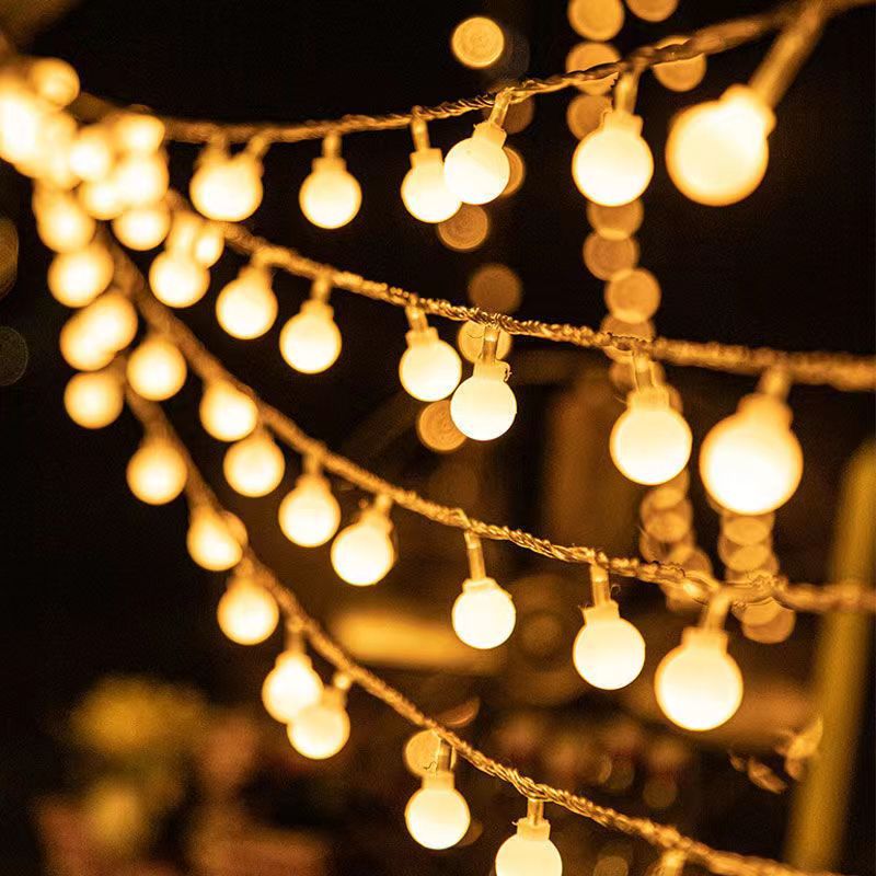 LED Globe String Lights Battery Operated/USB for Christmas & Holiday Decor