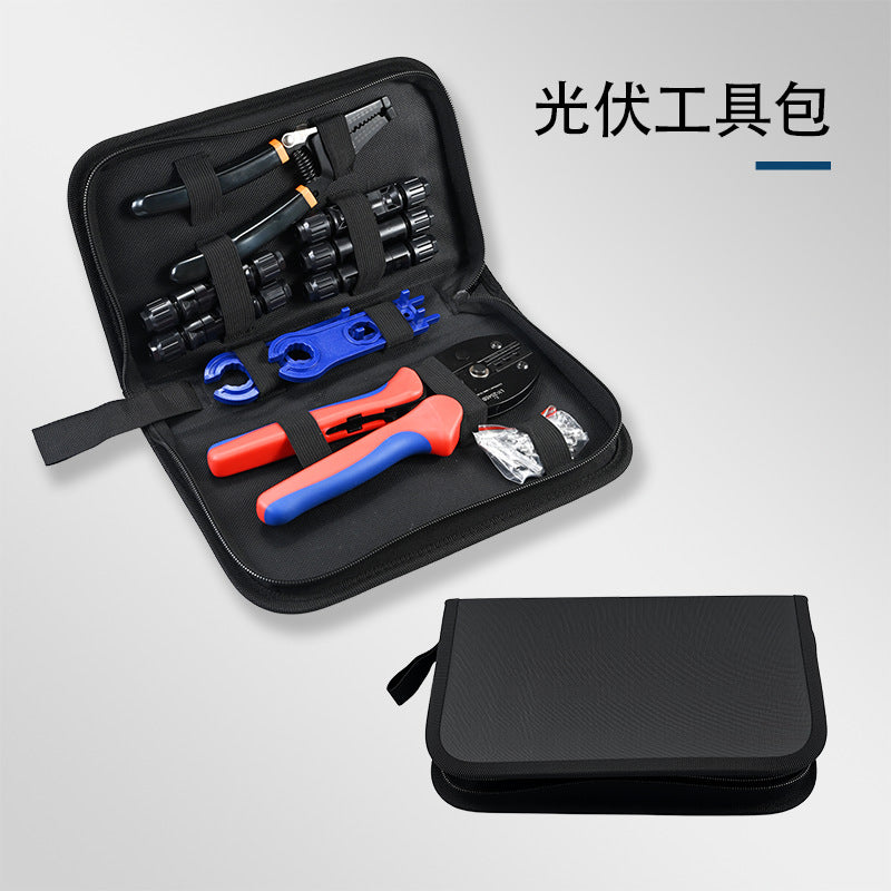 Solar MC4 Crimping Tool Kit with Wrench and Connectors for PV Cables