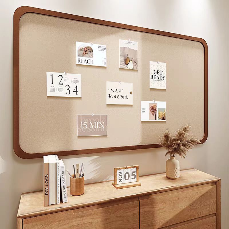 Felt Wall Display Board with Photo Frame for Home Office Decor