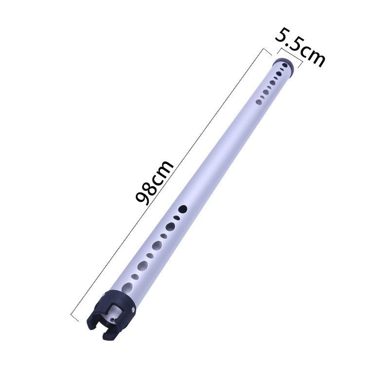 Lightweight Aluminum Alloy Golf Ball Retriever Tube - No Bending Required
