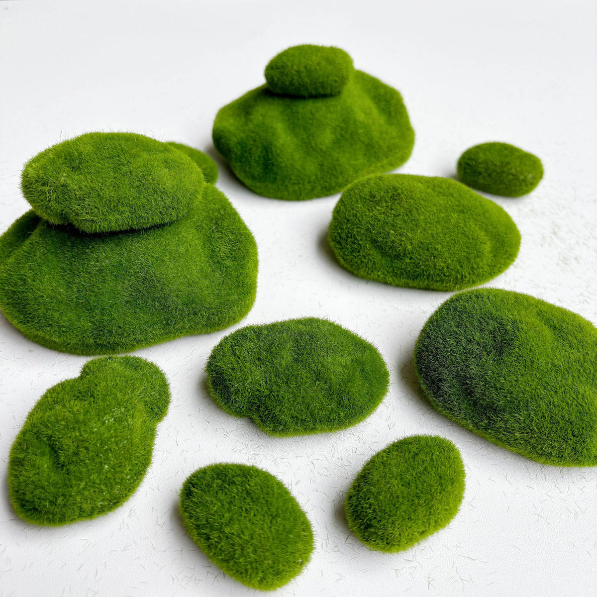Artificial Moss Foam Stone for Micro Landscape & DIY Potted Plant Decor
