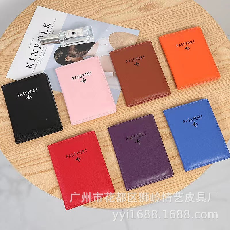 RFID Blocking Travel Wallet Passport Holder for Men and Women, Multi-functional Document Organizer with Ticket Slot