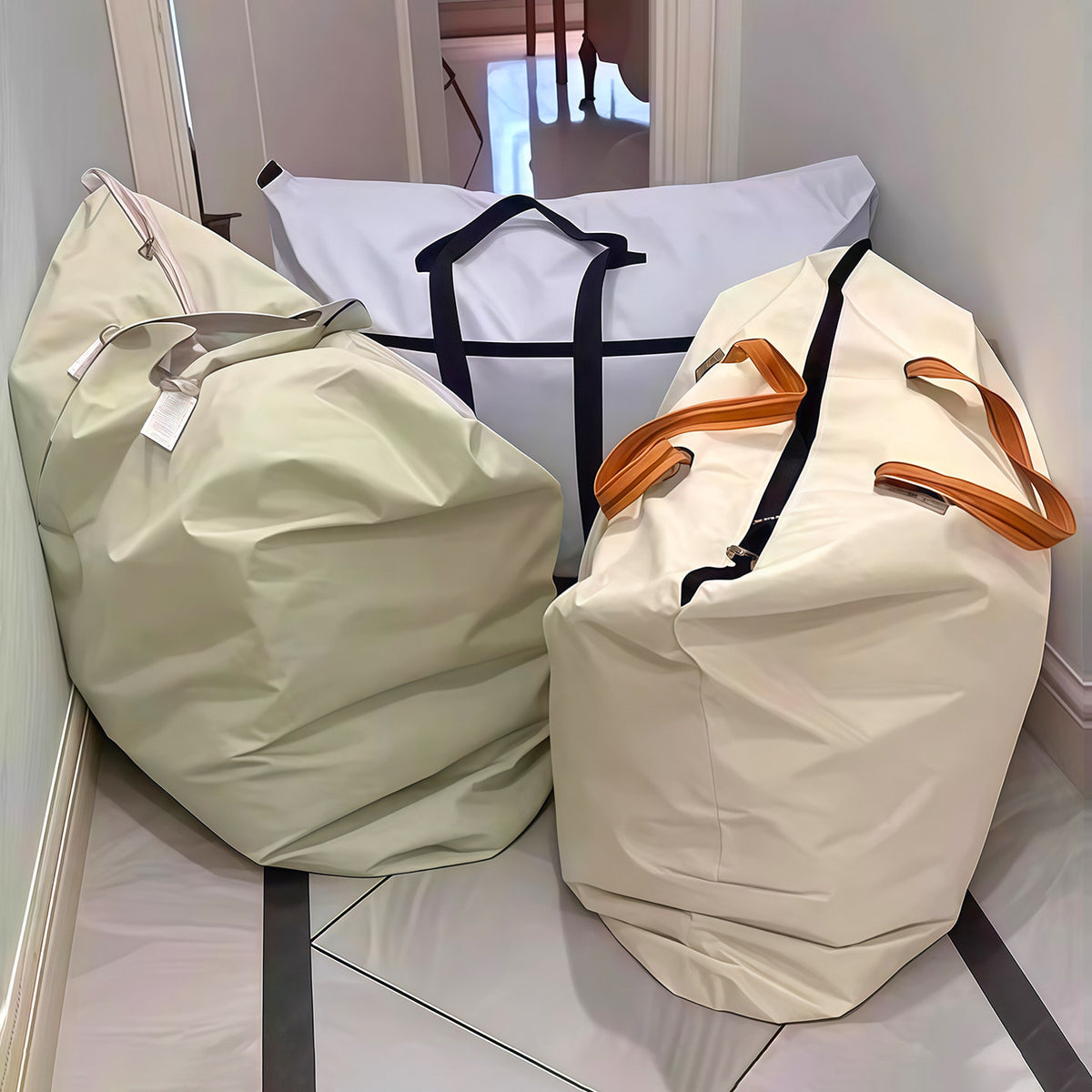Extra Large Moving Storage Bag Thick Waterproof Moisture-proof Quilt Clothes Organizer for Dormitory Luggage Packing