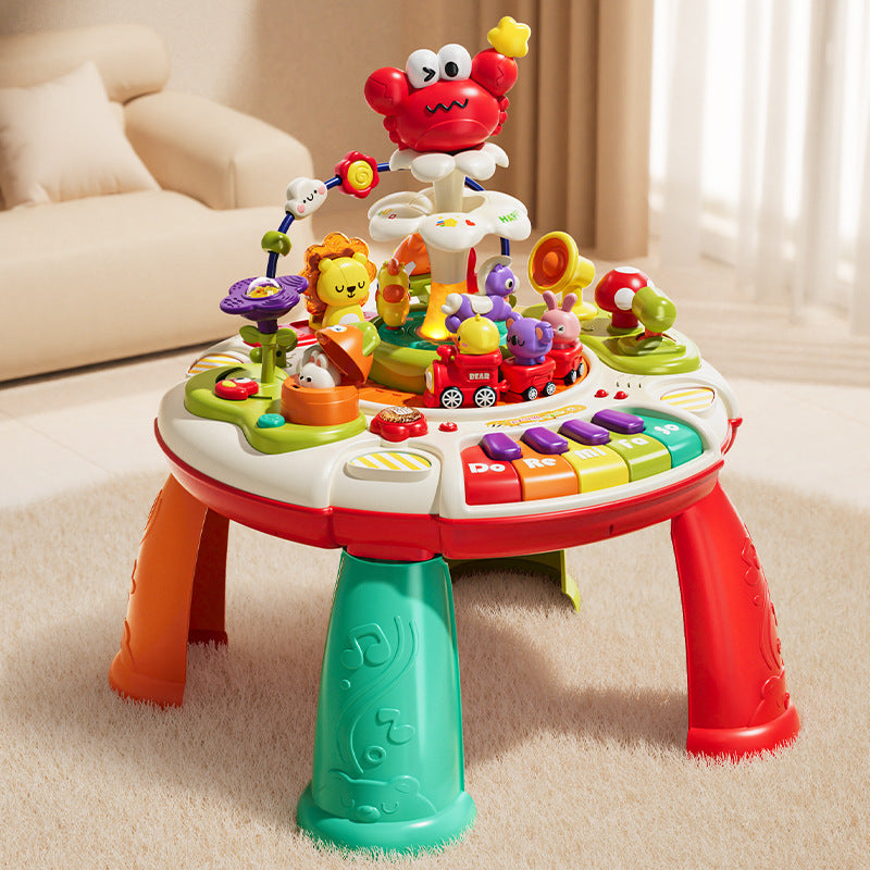 Early Education Activity Table for Toddlers 6-36 Months - Multifunctional Learning & Play Center for Infants