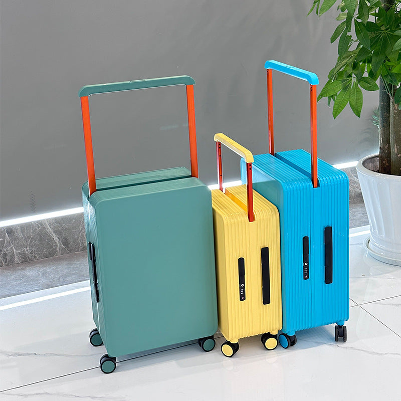 Wide Handle Hardshell Spinner Luggage with TSA Lock, Carry-On & Checked Suitcase