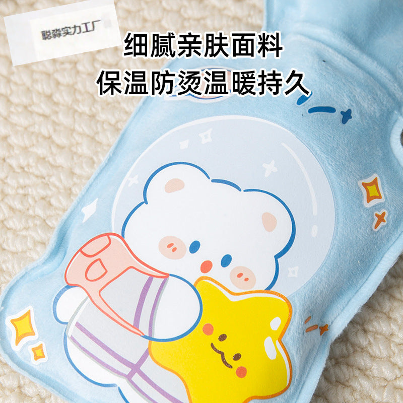 Thickened Explosion-Proof Hot Water Bottle for Hand, Foot, and Abdomen Warming