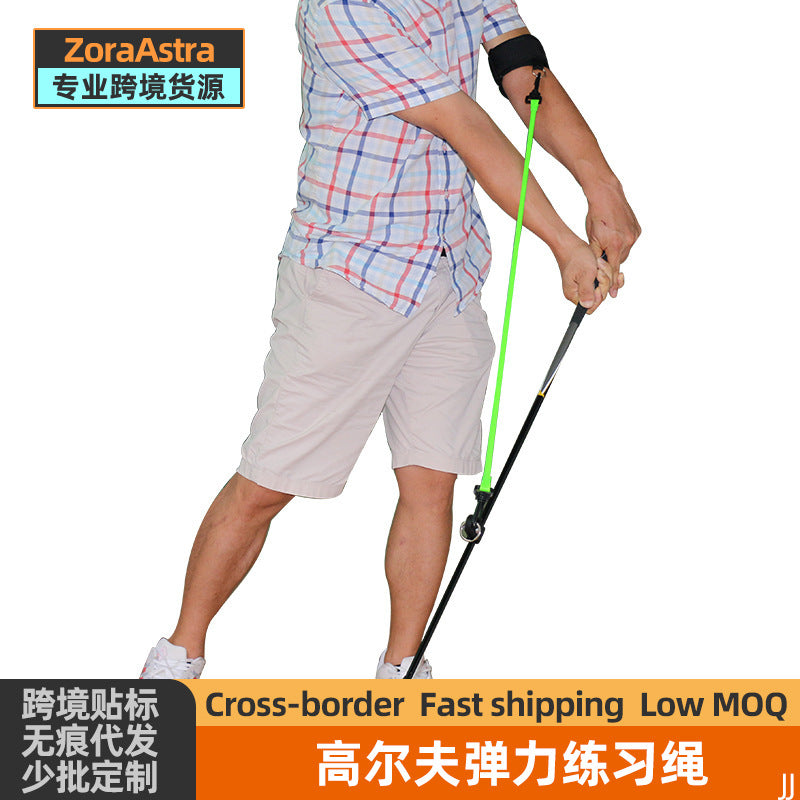 Golf Swing Trainer Arm Release Practice Rope for Posture Correction and Downswing Training
