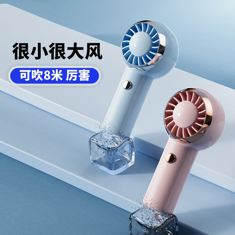 USB Mini Turbine Handheld Fan Portable for Students and Camping