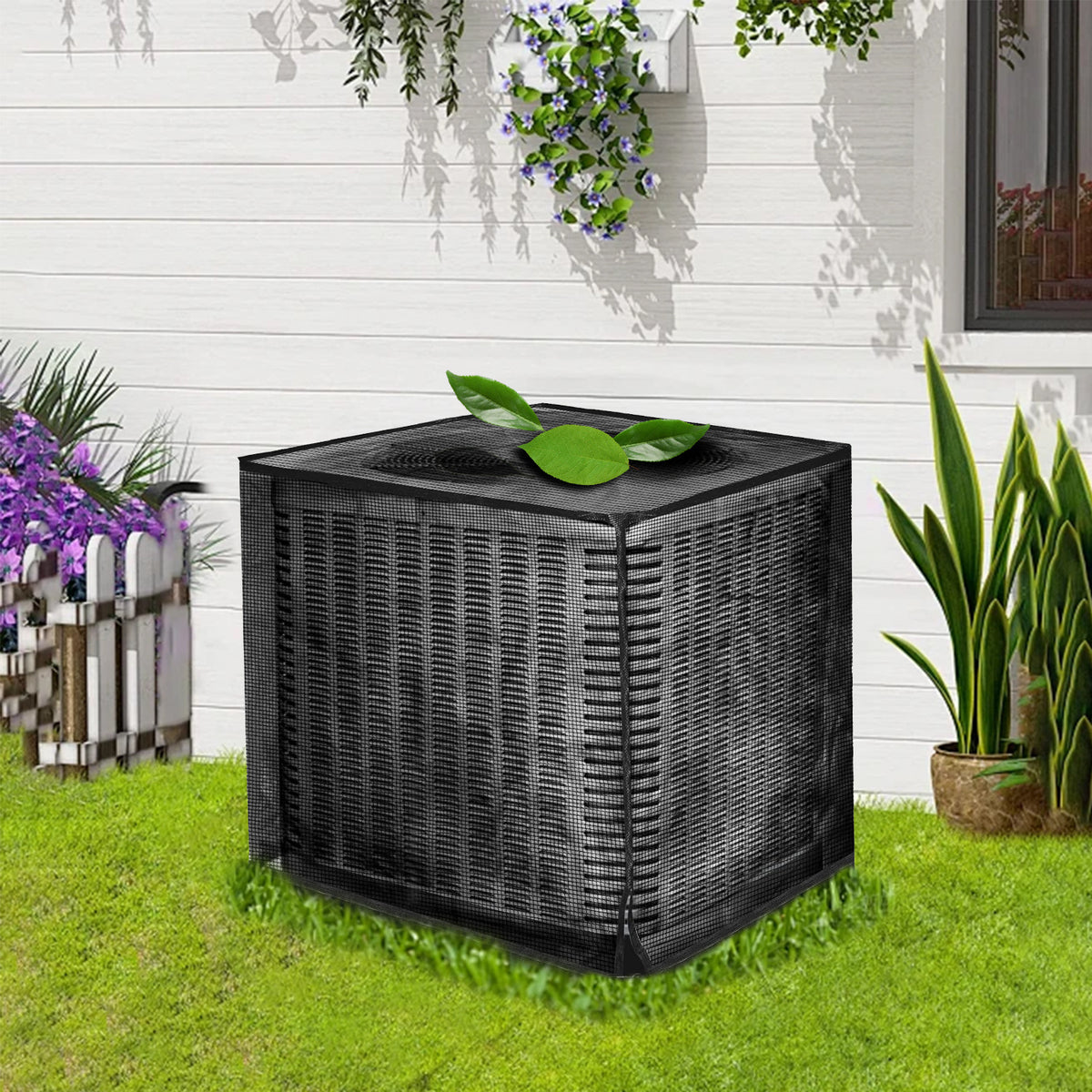 Outdoor Air Conditioner Cover Mesh Waterproof AC Unit Protector