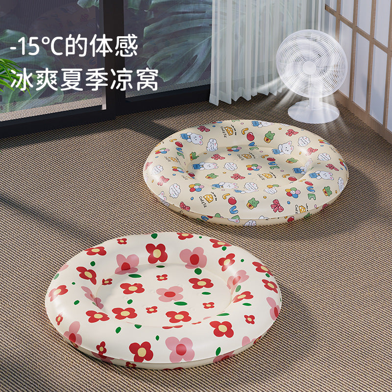 Pet Cooling Mat for Cats and Dogs, All-Season Breathable Ice Pad for Summer Relief