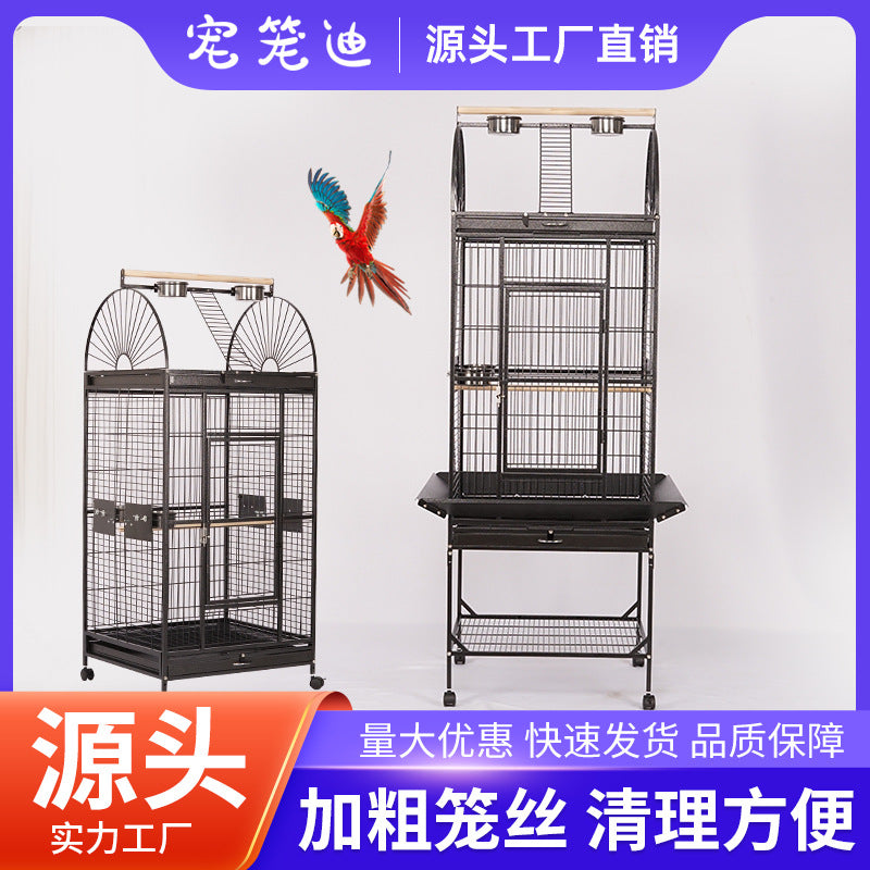 Large Steel Tube Parrot Cage Breeding Bird Cage Pet Cage