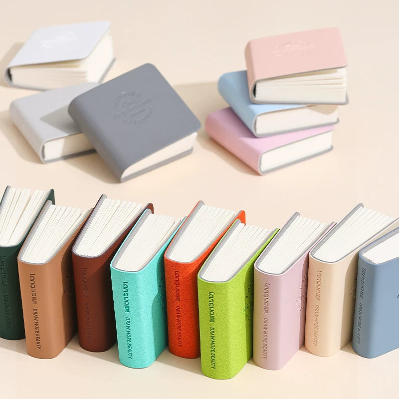 Mini Portable Watercolor Sketchbook Set - 6 Books for Art, Doodling, and Quick Sketches