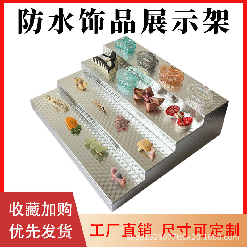 Waterproof 3-Tier Display Stand for Jewelry and Hair Accessories