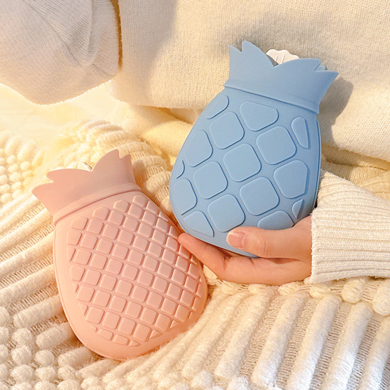 Silicone Hot Water Bottle for Pain Relief and Warmth, Explosion-Proof Design