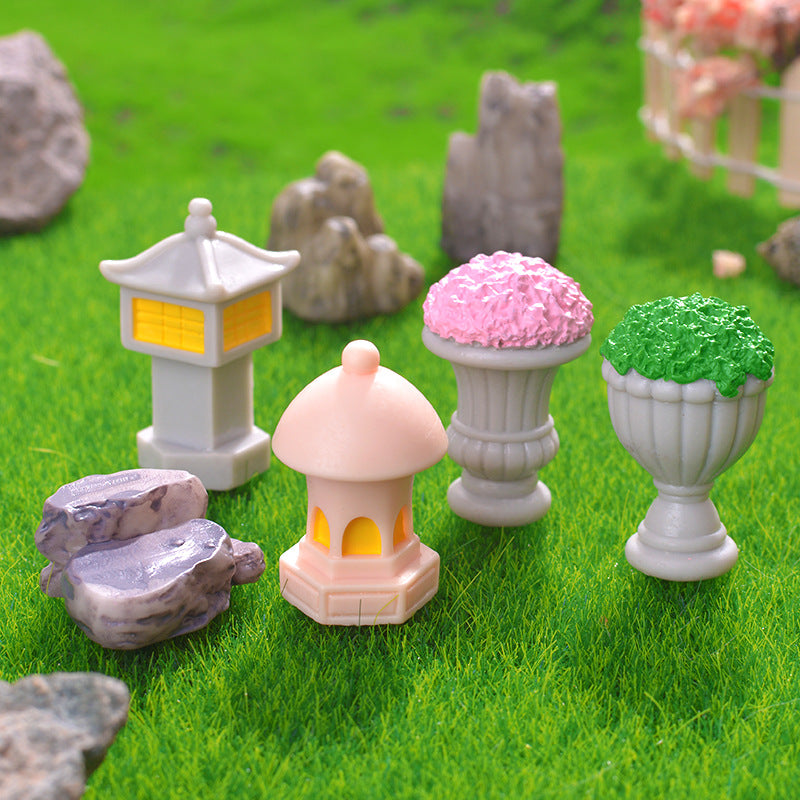 Miniature Landscape Ornaments for Gardens and Terrariums - Resin Crafts
