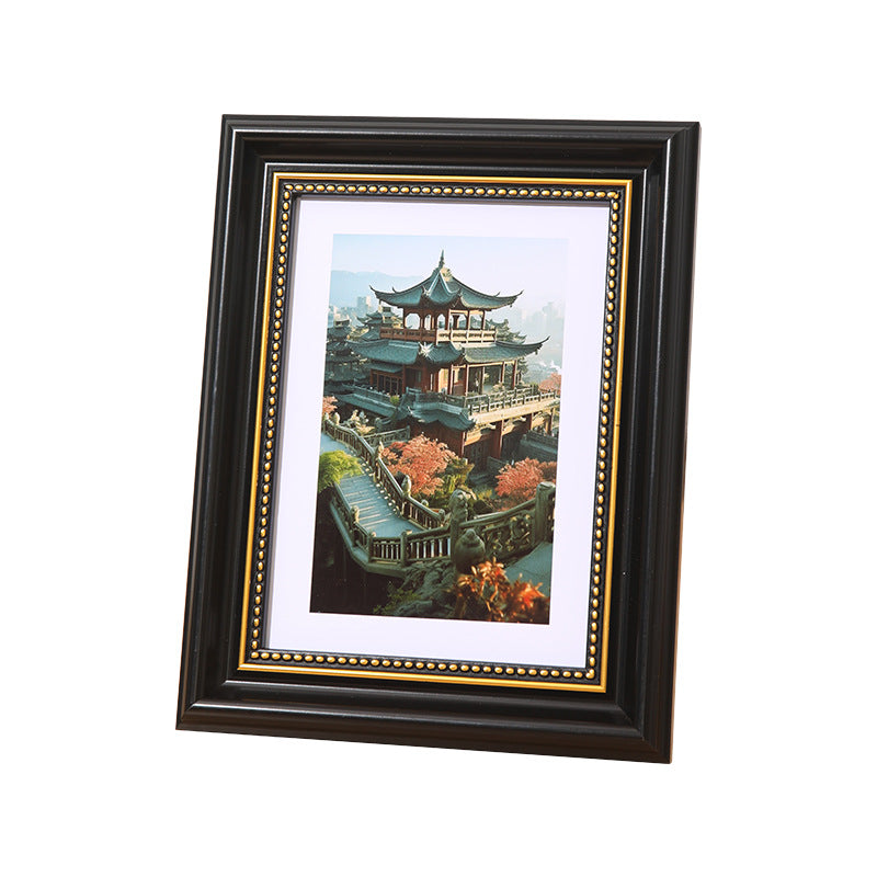 European Vintage Photo Frame for Tabletop or Wall Mount, Multiple Sizes