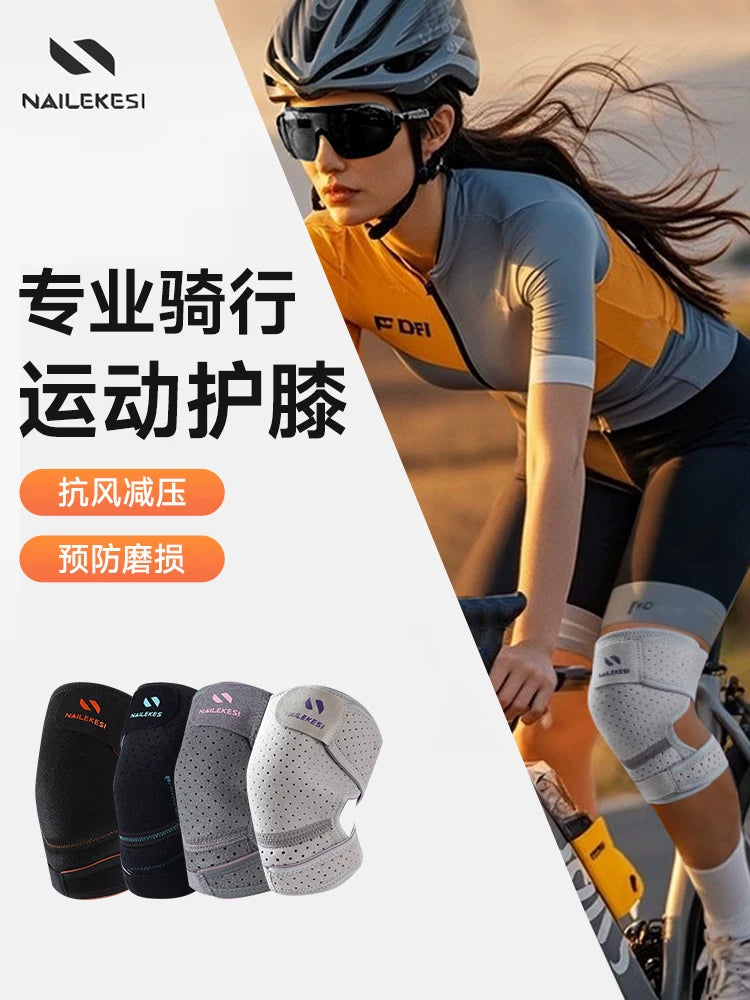 Nilikus Cycling Knee Pads for Mountain Biking, Windproof, Warm, Professional Protection