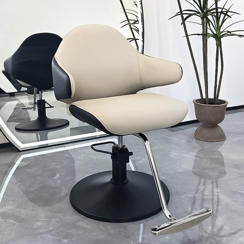Hair Salon Styling Chair Hydraulic Swivel Reclining Barber Chair for Hairdressing