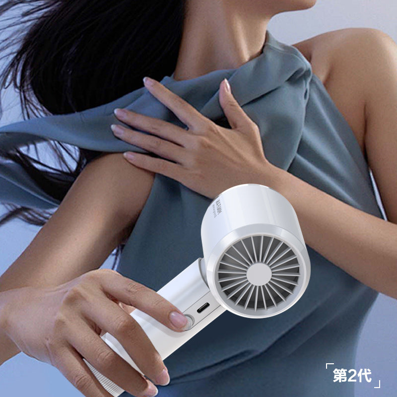 Portable Handheld Rechargeable High-Velocity Fan with 199-Speed Adjustment