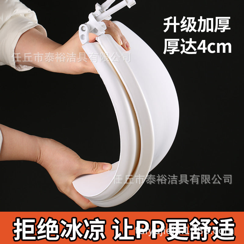 Thickened EVA Soft Toilet Seat Cover for U/V/O-shaped Toilets