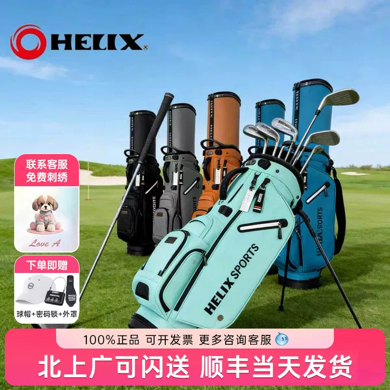 HELIX Lightweight Golf Travel Bag with Wheels and Stand