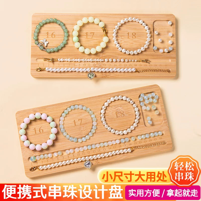 Bead Design Board for DIY Jewelry Making - Bracelet & Necklace Layout Tool