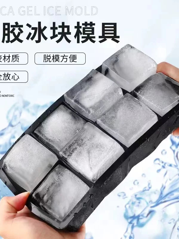 Thickened Silicone Ice Cube Tray for Whiskey and Cocktails, Bar and Home Use