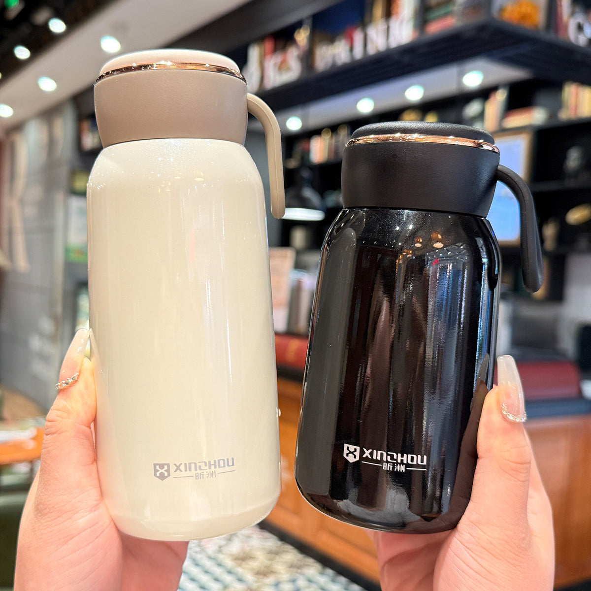 316 Stainless Steel Insulated Water Bottle with Handle for Students