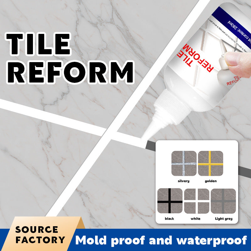 Water-Based Tile Grout Sealant for Home Use - Waterproof Gap Filler