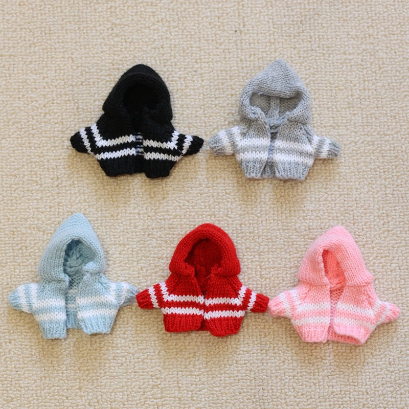 Doll Clothes for 10-14cm Cotton Dolls - Cardigan Sweater