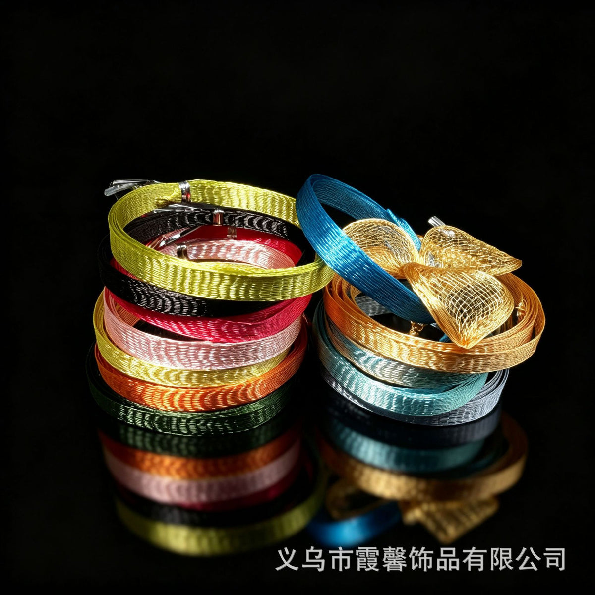 Angel's Net DIY Colored Woven Mesh Flower Brooch Hair Accessory Material