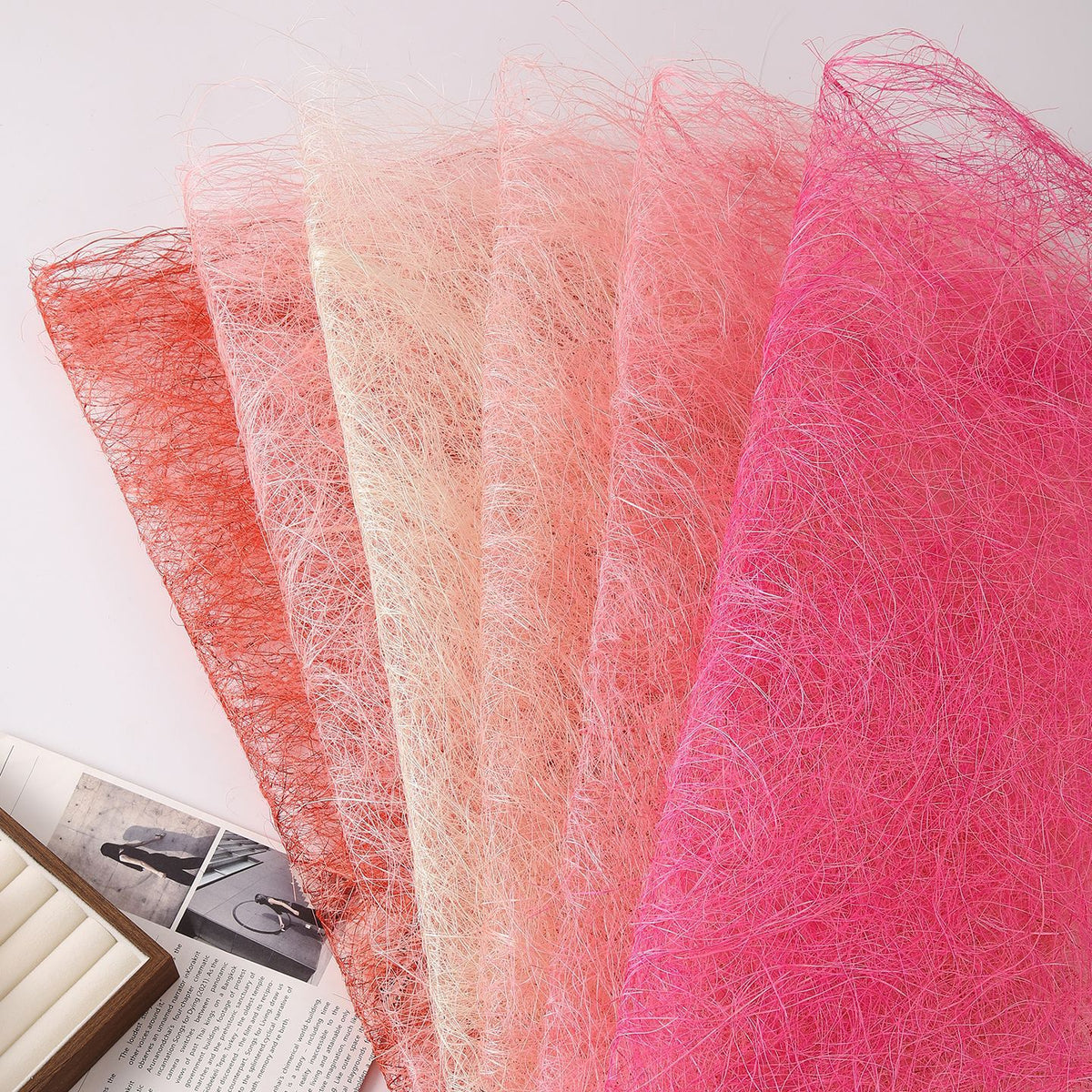 Bamboo Fiber Hemp Paper for Floral Arrangements and Gift Wrapping