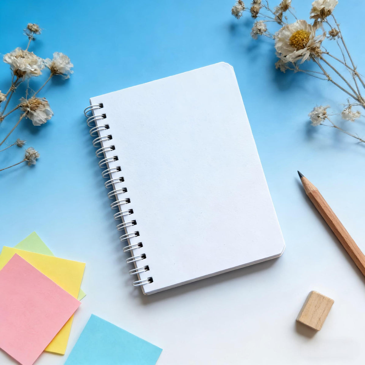 A6 Coil Notebook Business Journal Office Notepad Student Writing Sketchbook Plain Special Paper Loose-leaf Portable