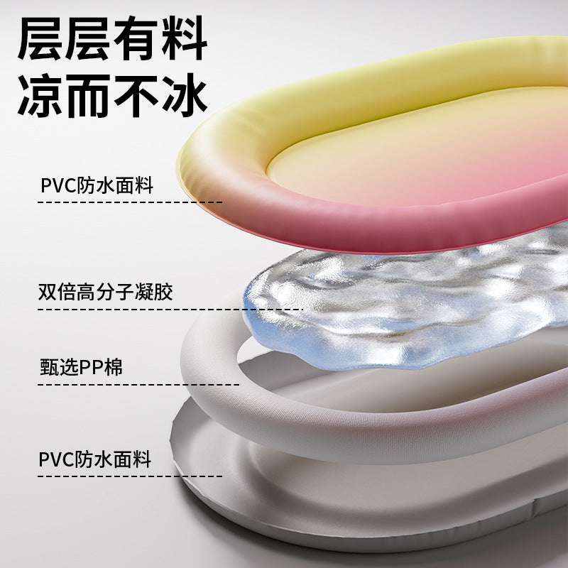 Pet Cooling Mat for Dogs and Cats, Summer Ice Pad, Scratch and Bite Resistant Sleeping Bed
