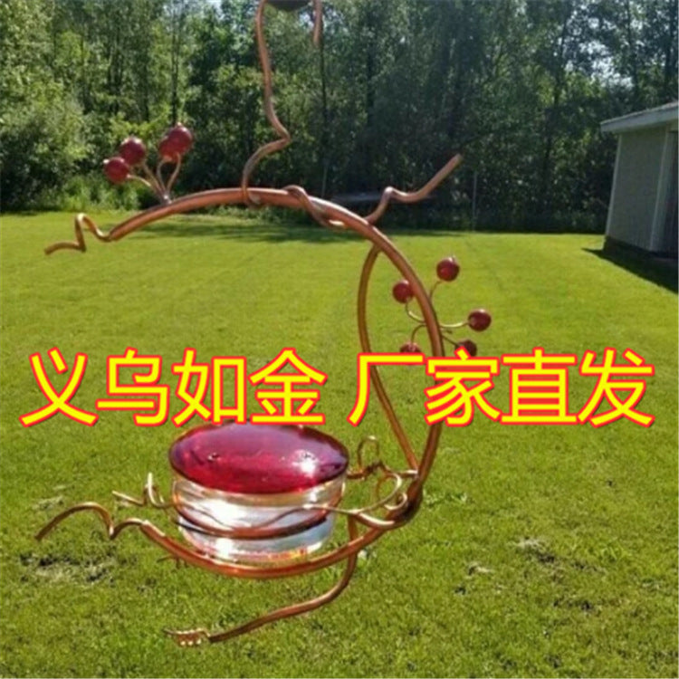 Hummingbird Feeder Window Hanging Metal Outdoor Bird Feeder