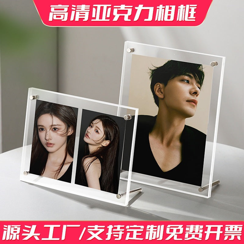 Magnetic Acrylic Photo Frame for Desktop Display