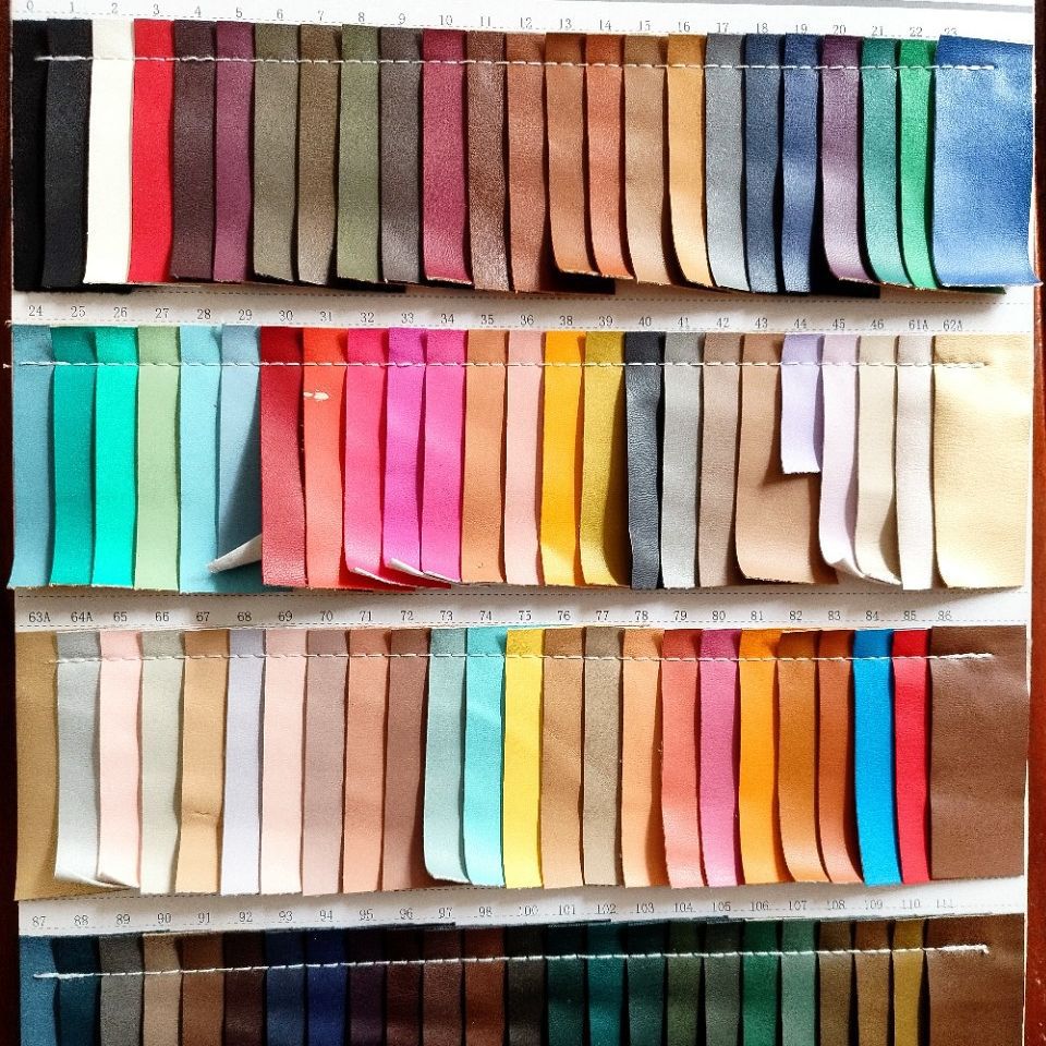 Stretch PU Leather Fabric for Apparel, Shoes, Hats, Toys, and Bags