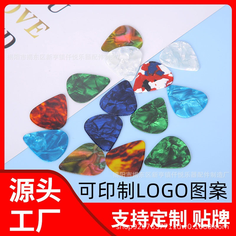 Guitar Ukulele Celluloid Picks Universal Finger Picks for Acoustic Electric Guitar Bass