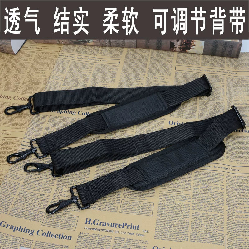 Universal Instrument Case Shoulder Strap with Metal Hooks for Guitar Violin Saxophone