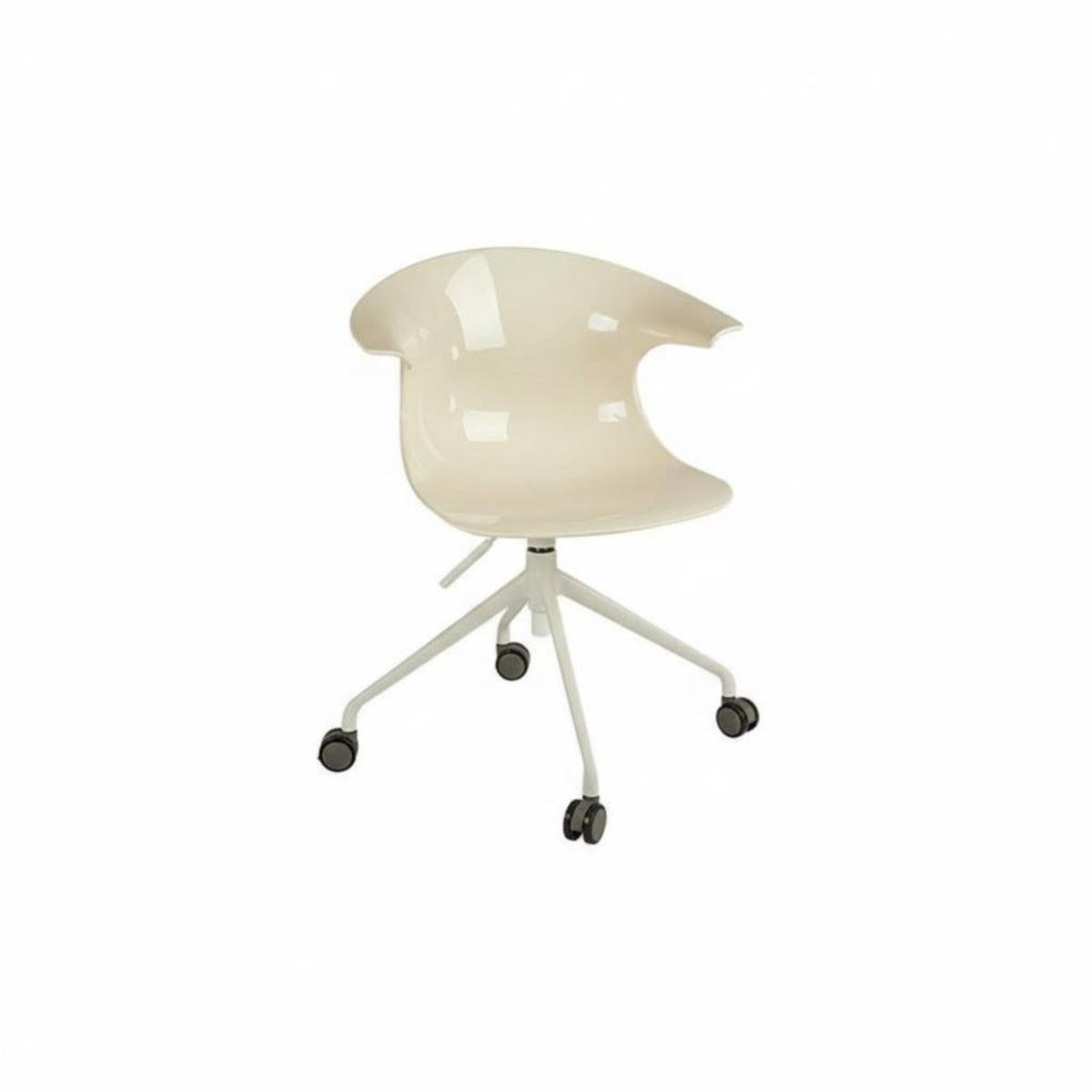 Adjustable Height Wheeled Study Chair Nordic Design Office Furniture Minimalist and design rotating Function for Home Workers, Students, Managers, Conference Room, Bedroom, Vanity