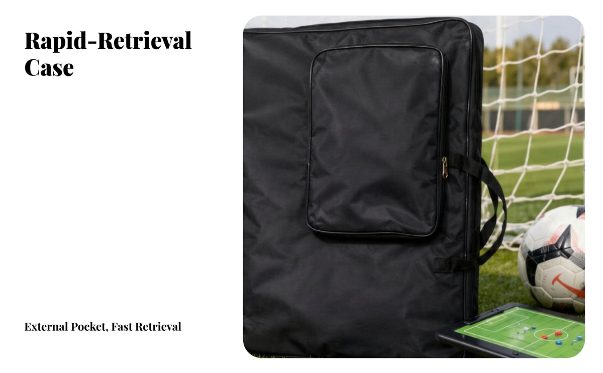 Instructor Board Bag with Front Pocket | Flat Zippered Main Compartment, Top Carry Handle Board Bag, for playing days