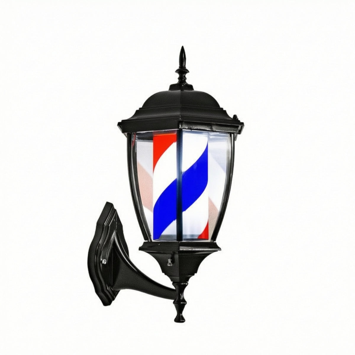 Wall-Mounted LED Barber Pole Light, 40cm, EU Plug