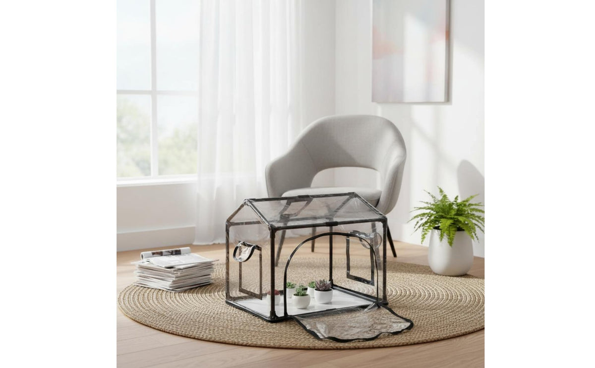Fungi Growing Tent Heat and Moisture Retention Fungi Grow Tent Indoor Mini Greenhouse Sturdy PE Material for Beginners