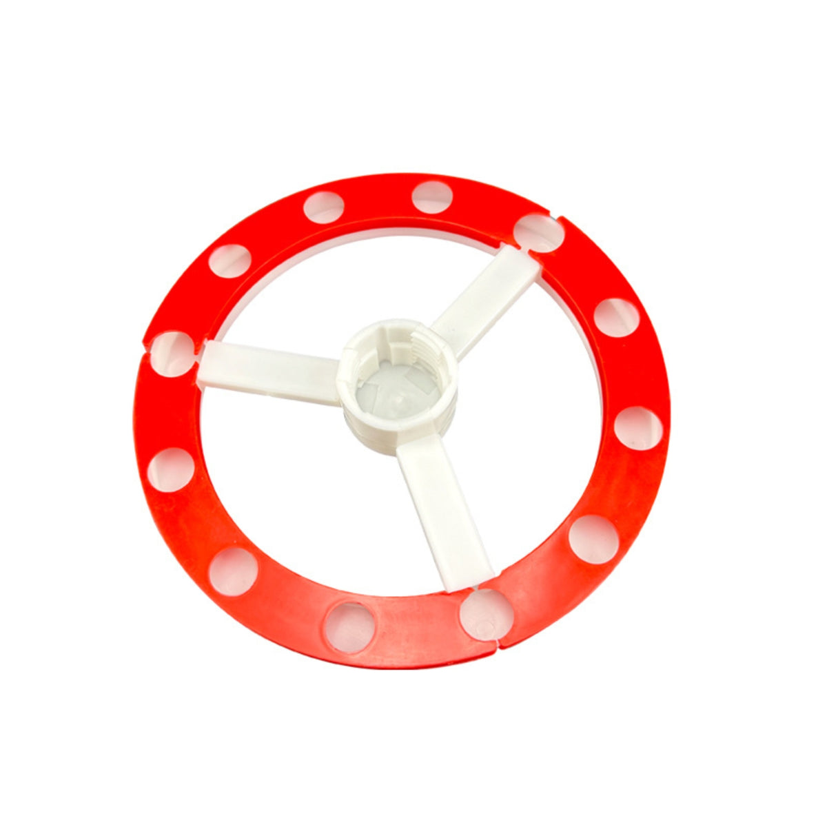 Low-Spill Chick Waterer with Circular Circle Plastic Chick Waterer Drip Free Feeder Dry for Chicks, Small Poultry